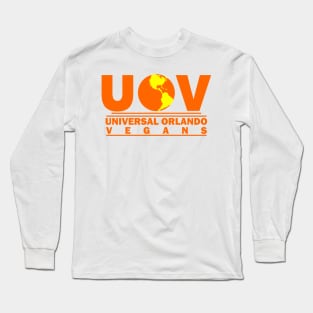 Universal Orlando Vegans Orange Long Sleeve T-Shirt